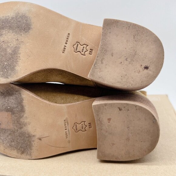 Tory Burch Tan Suede Ankle Boots - Picture 11 of 12